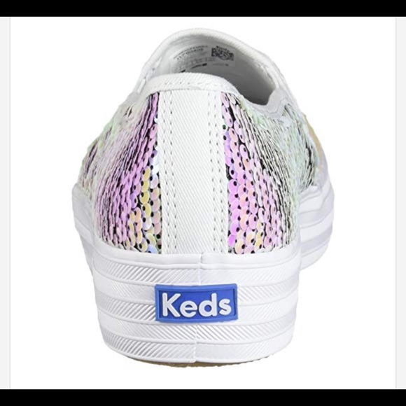 Keds Triple Decker Reverse Sequin White Multi - Picture 3 of 9